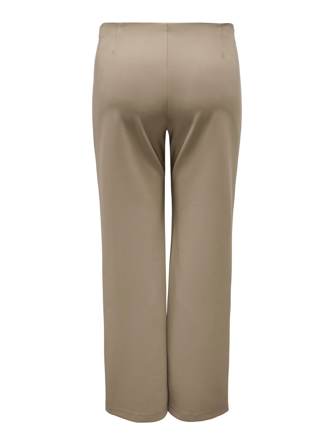 CARLAUREL Hohe Taille Gerade geschnitten Hose Weathered Teak