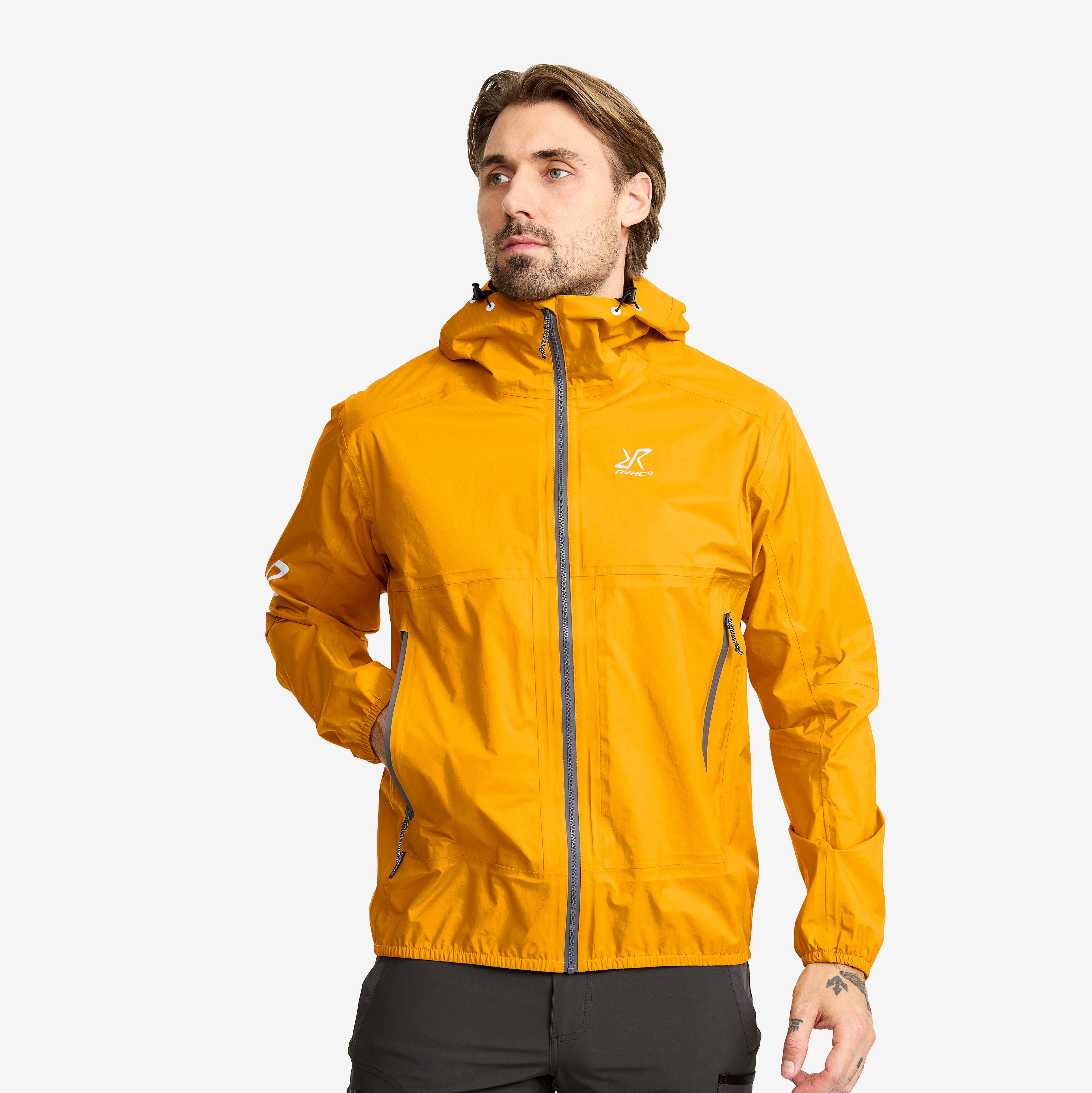 Arcade 3L Lightweight Jacket Herre Golden Yellow