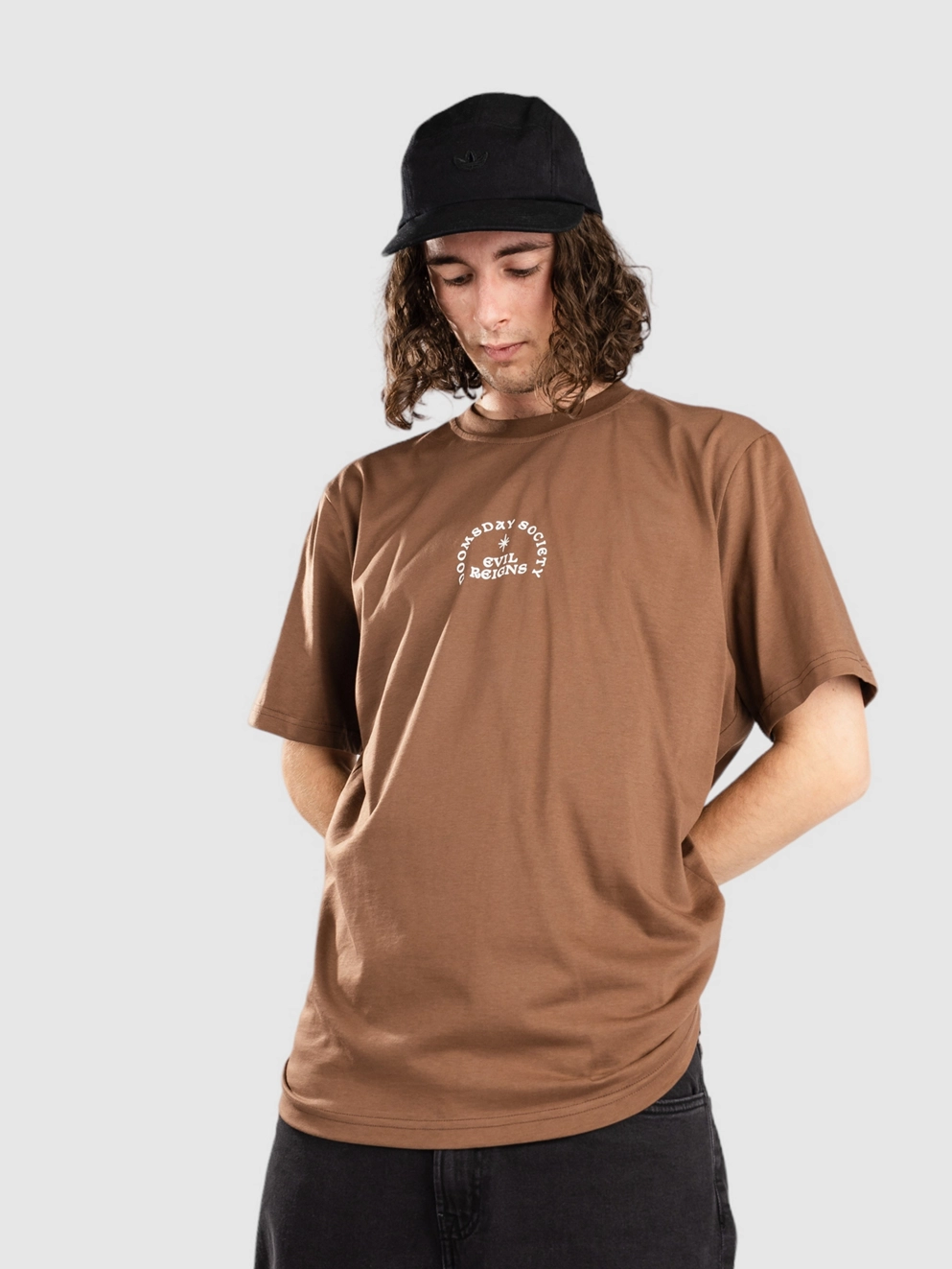 Doomsday Society Justice T-Shirt brown