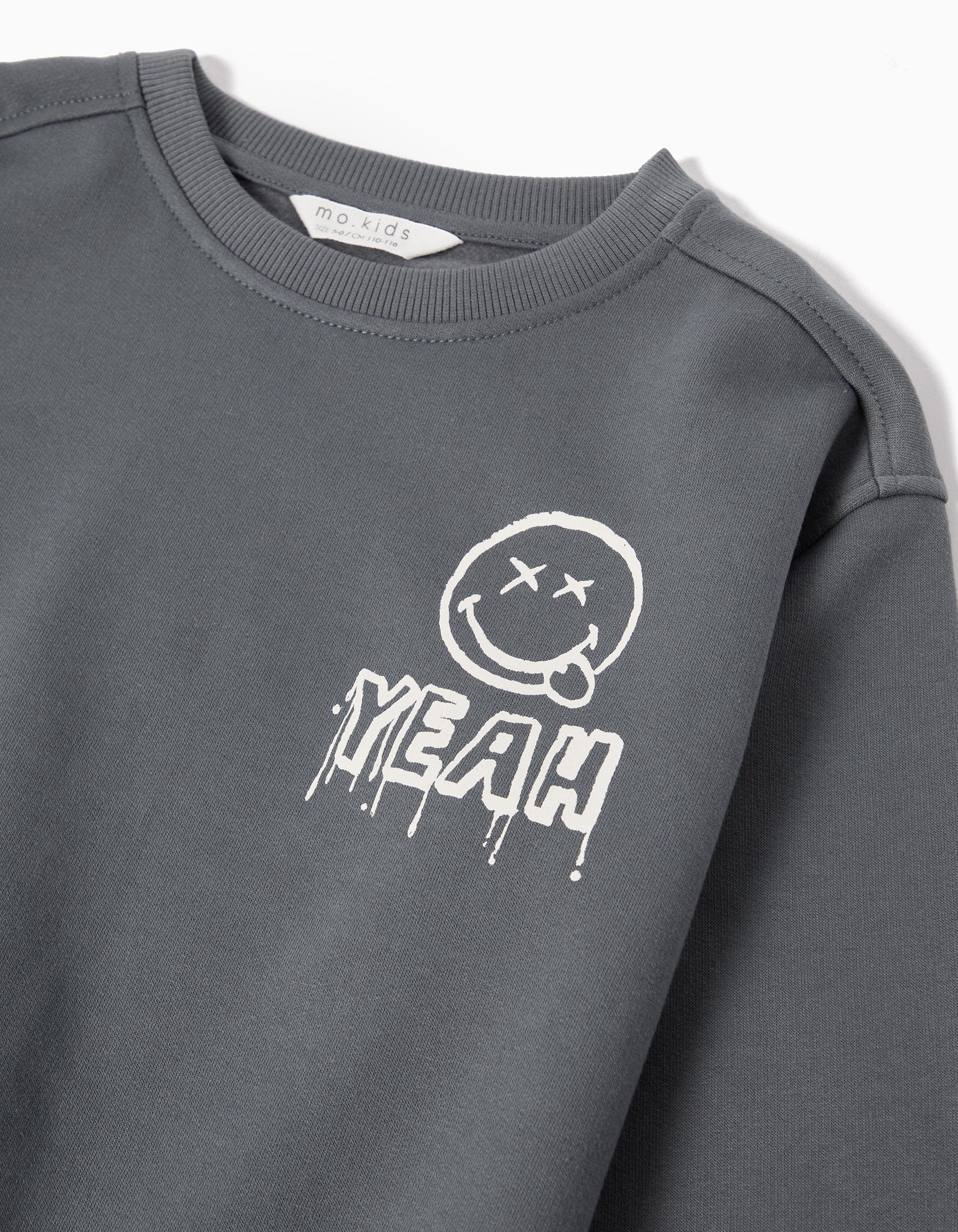 Sweatshirt de Felpa, Menino, Azul