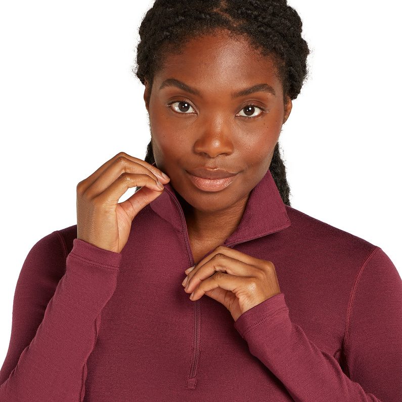 Icebreaker Damen 260 Tech Half Zip Longsleeve