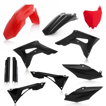 Kit plastiques Acerbis FULL KIT - Rouge / Noir
