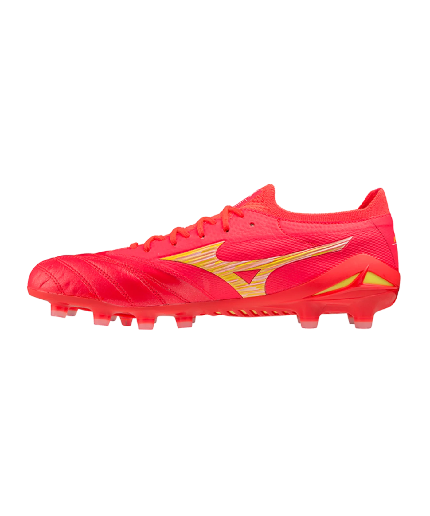 Mizuno Morelia Neo IV Made in Japan FG Release Rot Gelb F64