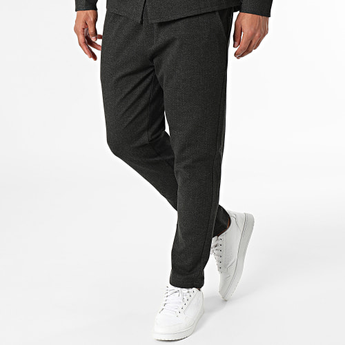 Ensemble Surchemise Et Pantalon Jogging Gris Anthracite Chiné