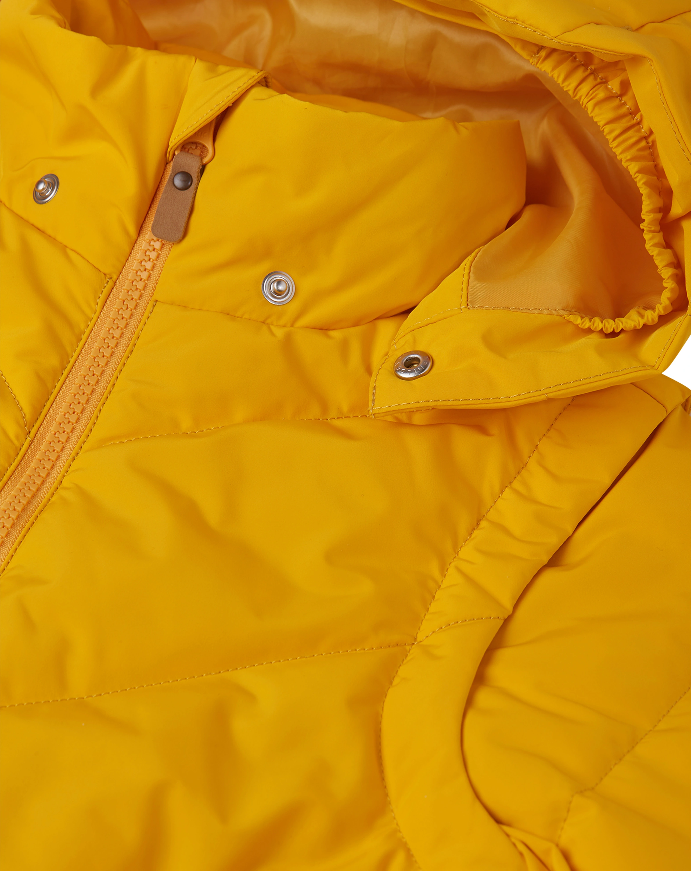 Daunen-Steppjacke POROSEIN mit Kapuze in orange yellow