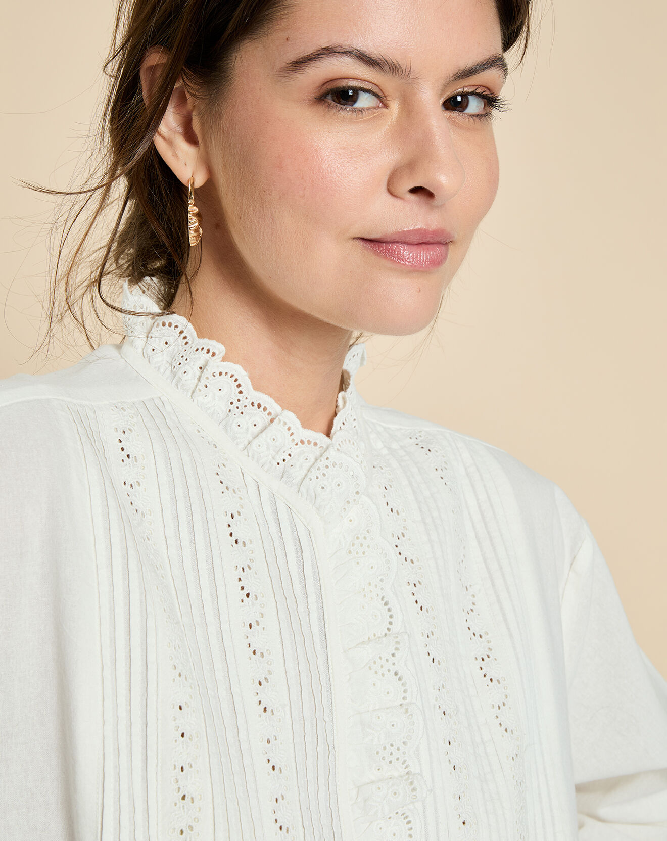 Harris Wilson Blouse Eureliana blanche
