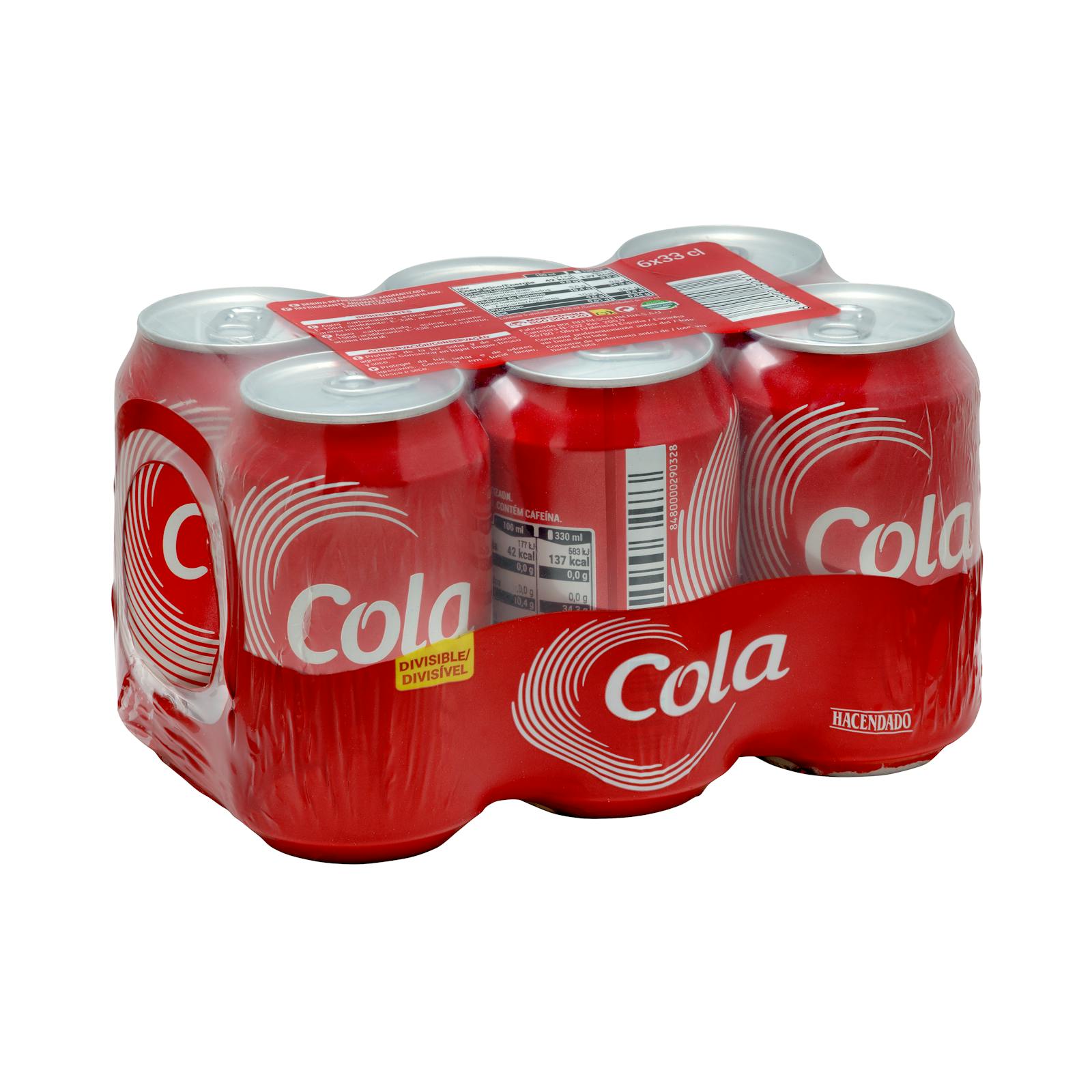 Boisson gazeuse au cola Hacendado