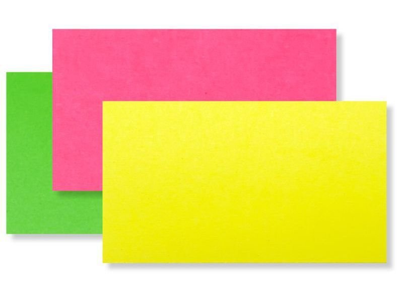 Tonzeichenpapier farbig, fluoreszierend