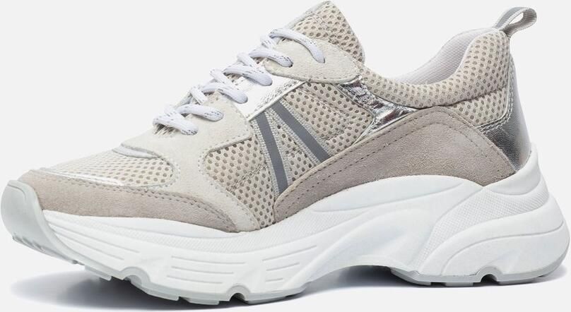 ECCO Soft 11 Sneakers grijs Nubuck Dames