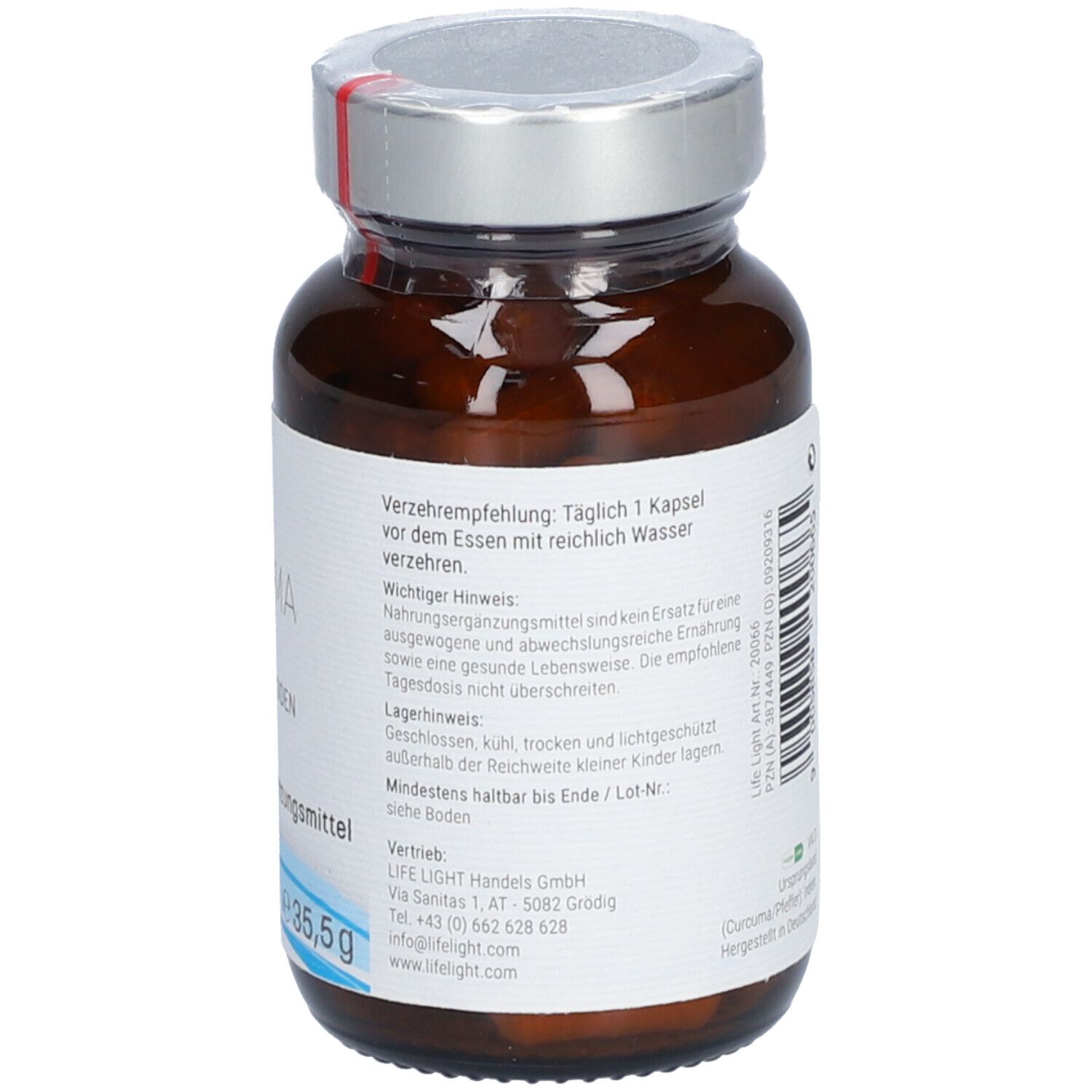 CURCUMA+schwarzer Pfeffer Kapseln