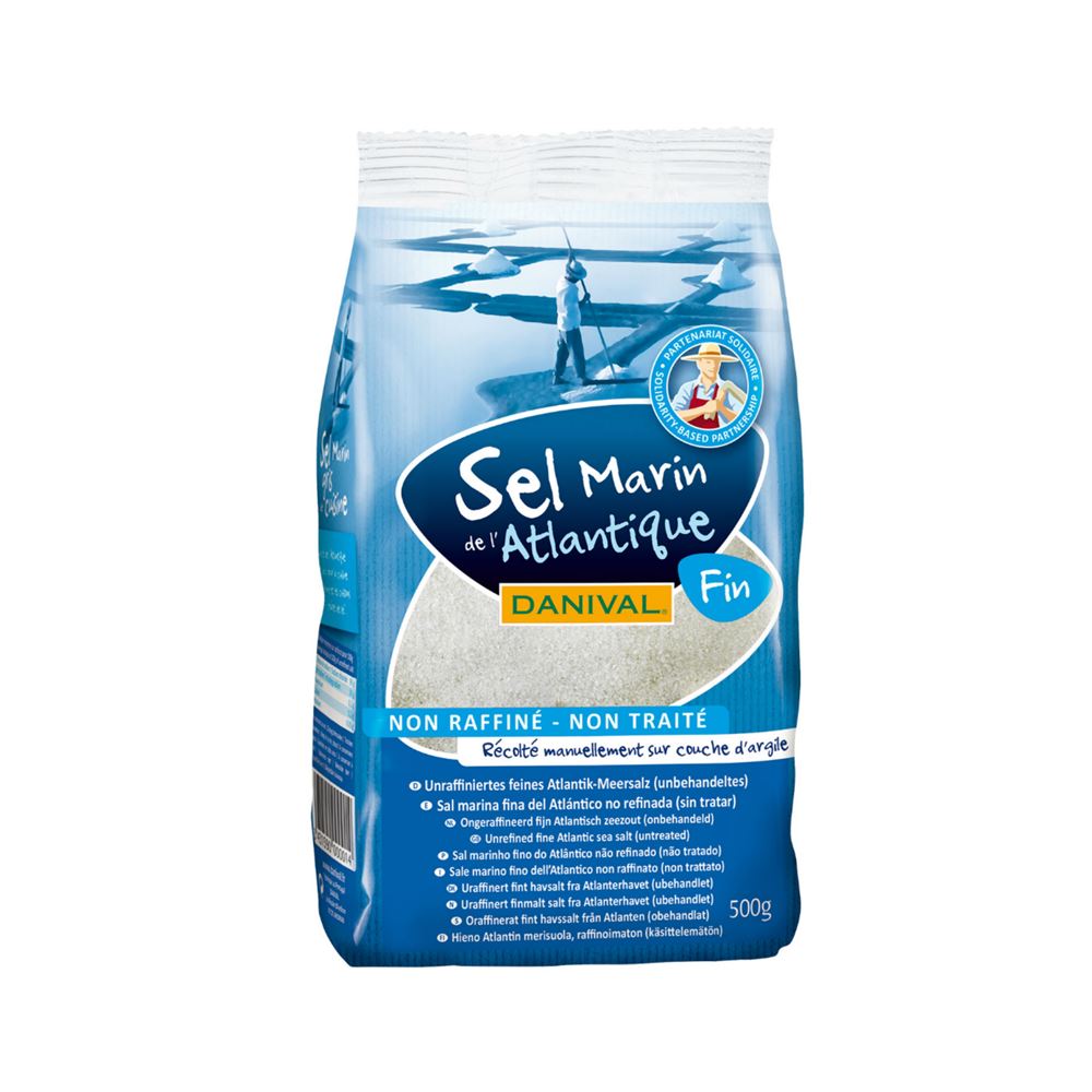 DANIVAL Salz fein aus dem Atlantik<br>500 g