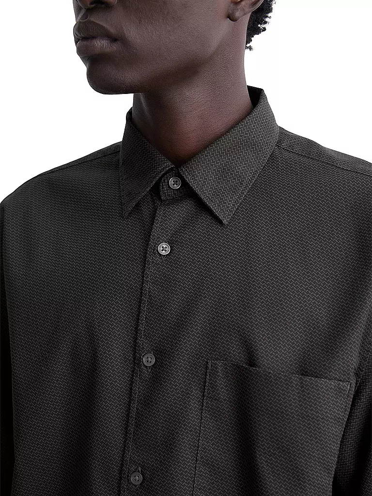 MARC O'POLO Hemd schwarz