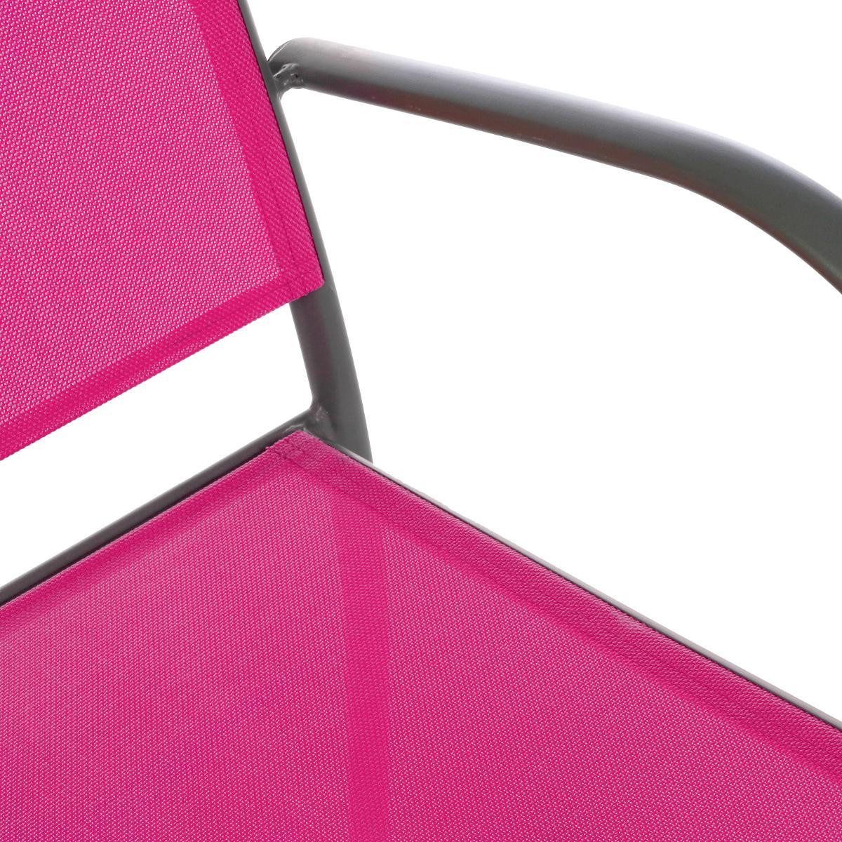 FAUTEUIL PIAZZA FRAMBOISE GRAPHITE