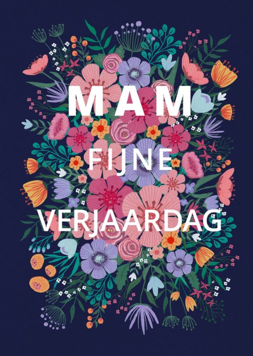 Dalia Clark Design | Verjaardagskaart | bloemig