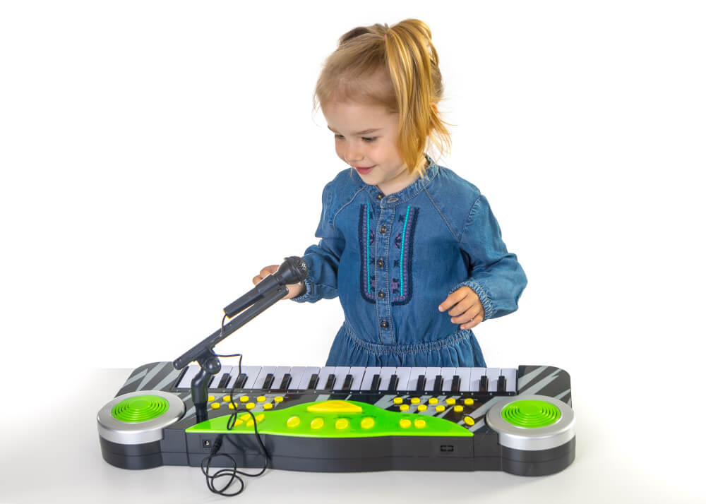 Boogie Bee Elektronisches Keyboard mit Mikrofon