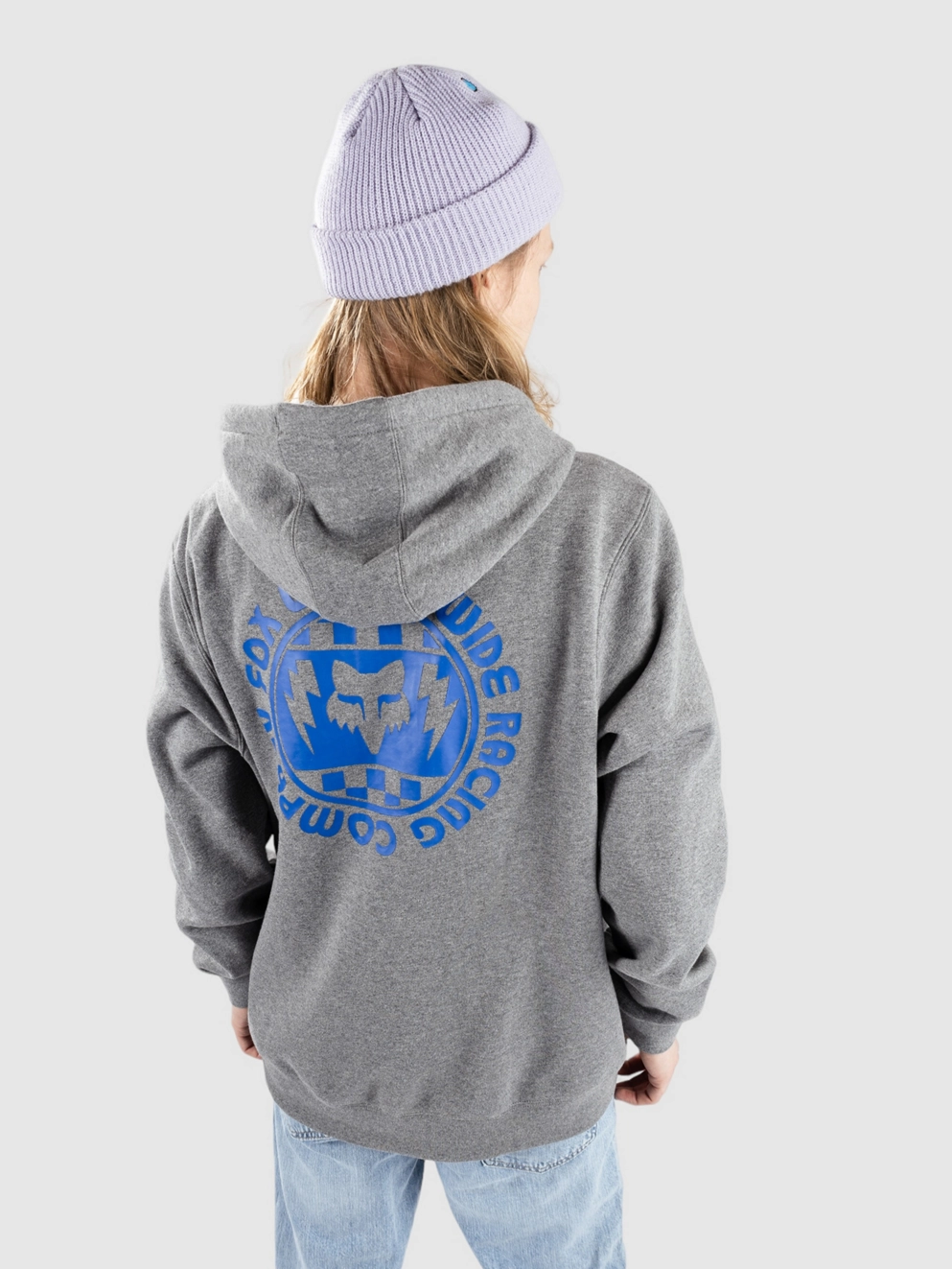 Fox Next Level Zip Hoodie heather graphite