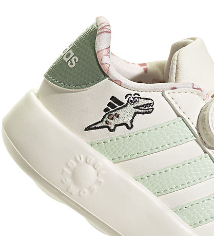 adidas Performance Schuhe - Grand Court Dino CF - Owhite/Lingrn/