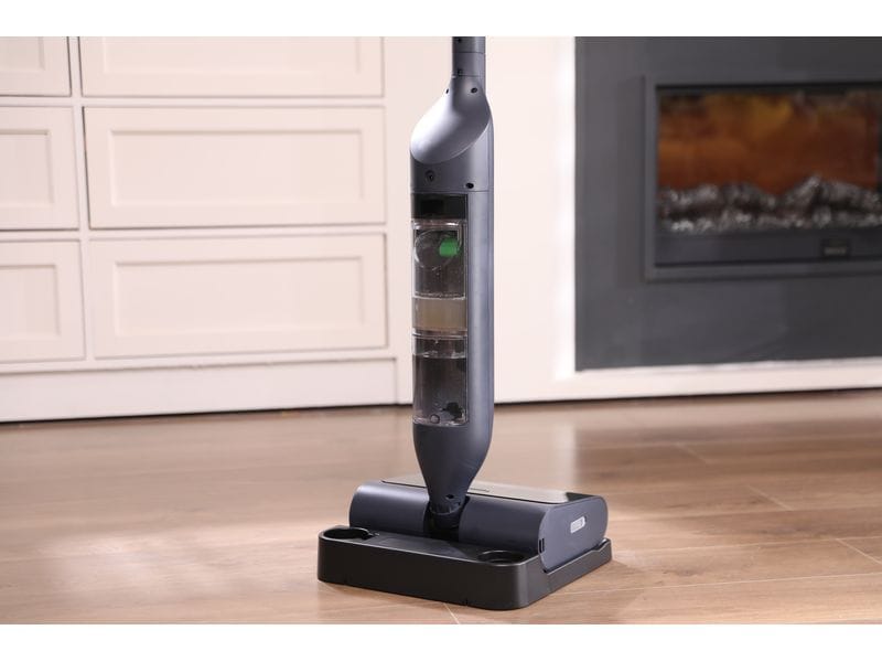 Hizero Hartbodenreiniger F600 schwarz Bodenreiniger mit Polymer Rolle