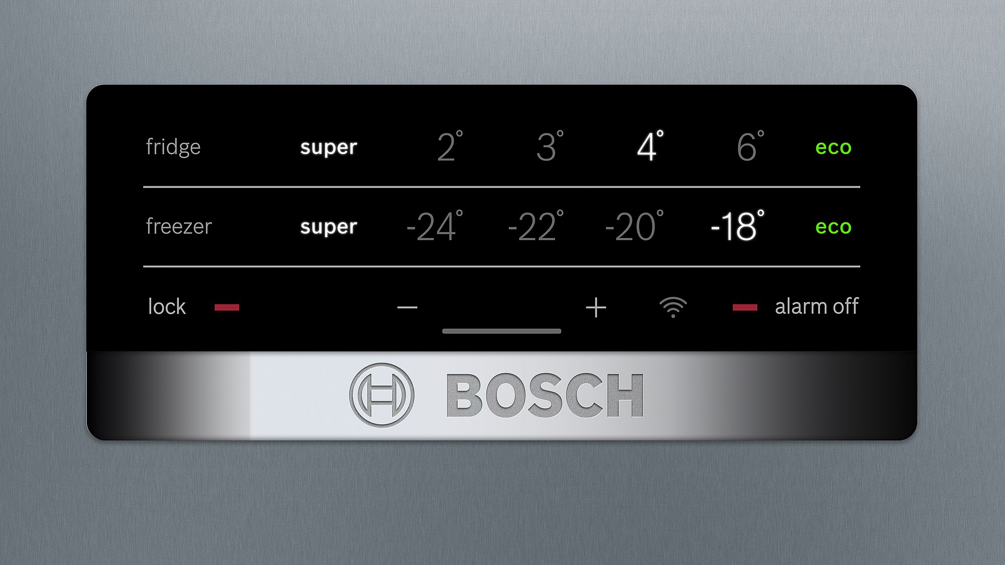 Refrigerador Combinado Independente Série 4 203 x 60 cm em Aço Inoxidável Resistente a Impressões Digitais KGN39XIEP