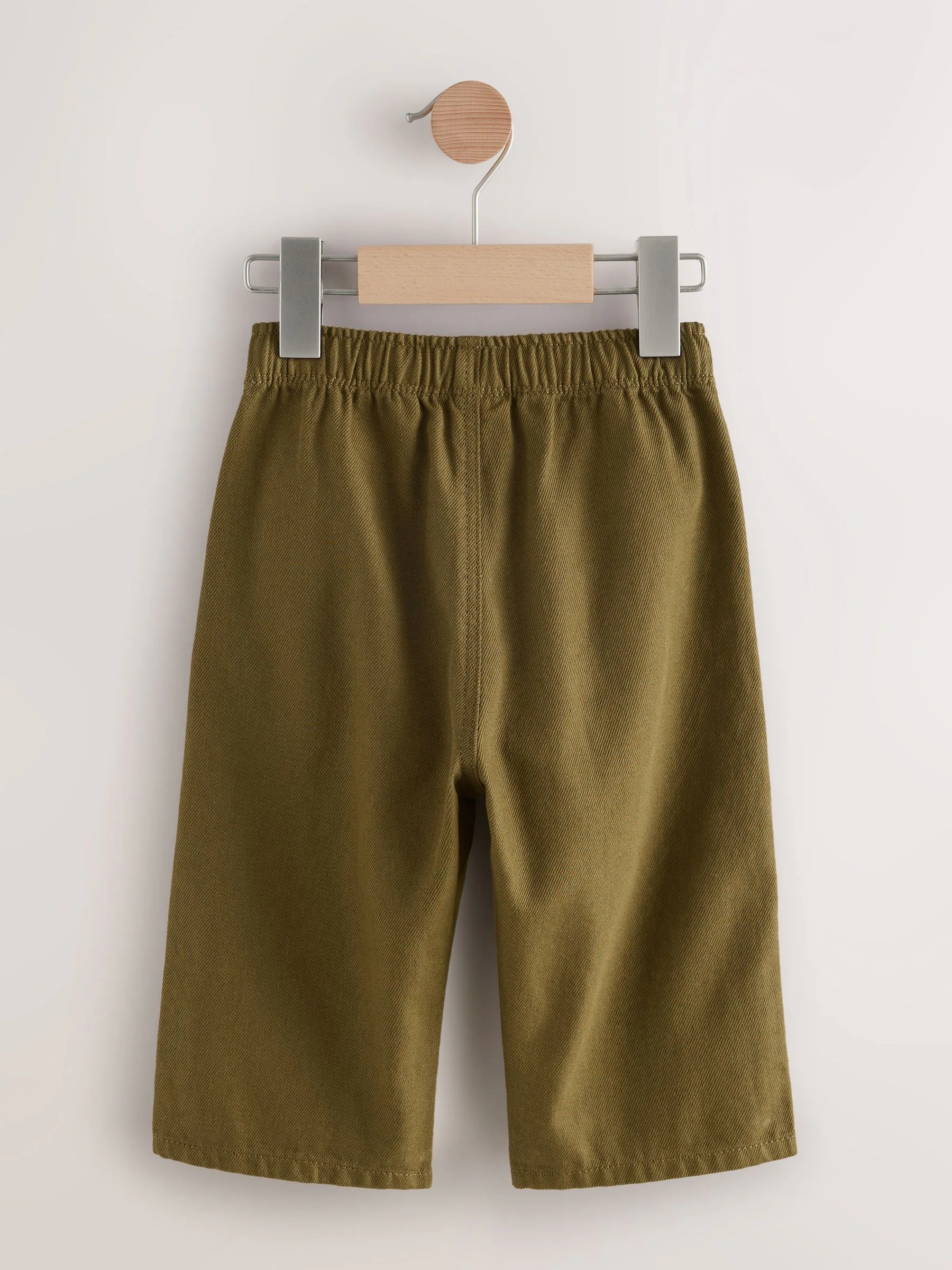 Groene vormen - Wijde broek met elastische taille (3mnd-7jr)