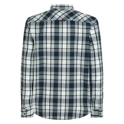 Chemise à manches longues homme Tjm Poplin check TOMMY HILFIGER