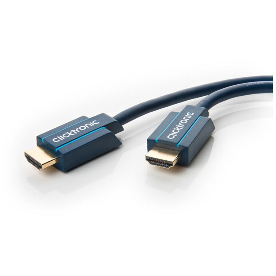 Clicktronic câble High Speed HDMI with Ethernet (10 mètres)