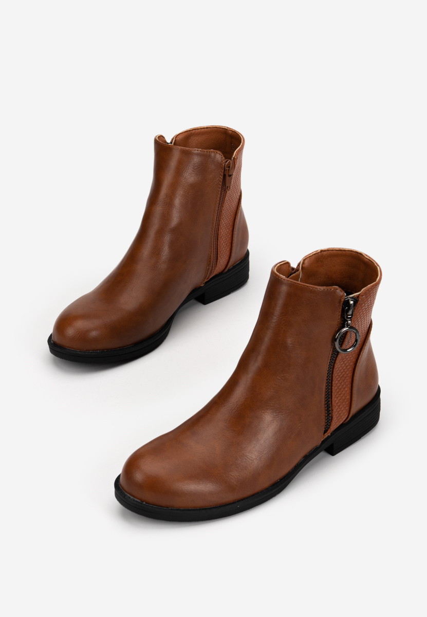 Boots femme chameau Derena