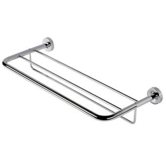 Geesa Luna handdoekplateau m. handdoekhouder 60cm chroom