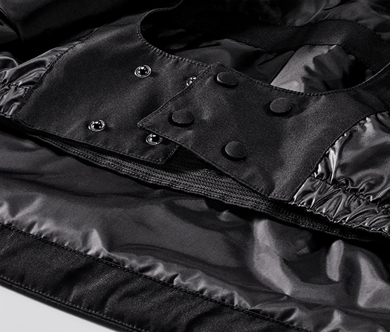 Skijacke, schwarz