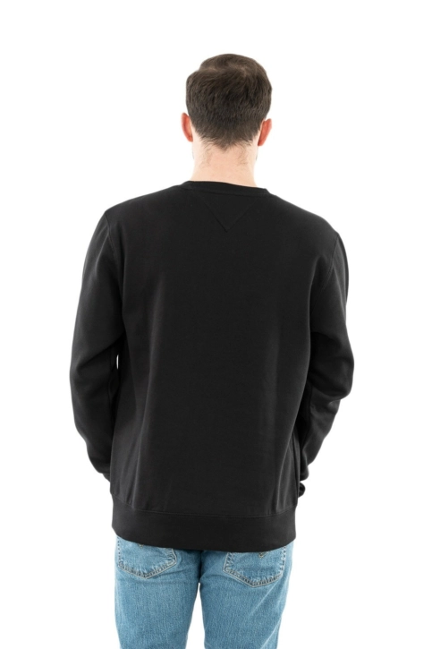 Sweat tommy jeans regular fleece bds black