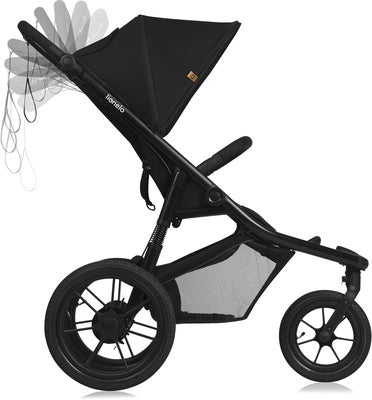 Lionelo Azura Løpevogn, Black Onyx