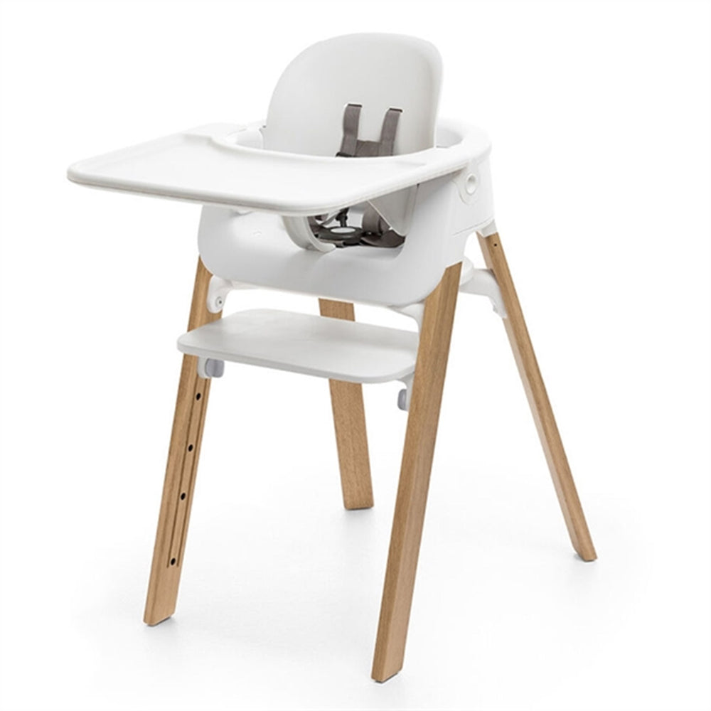 Steps™ Chair White Natural - Stokke® → Luksusbaby.dk