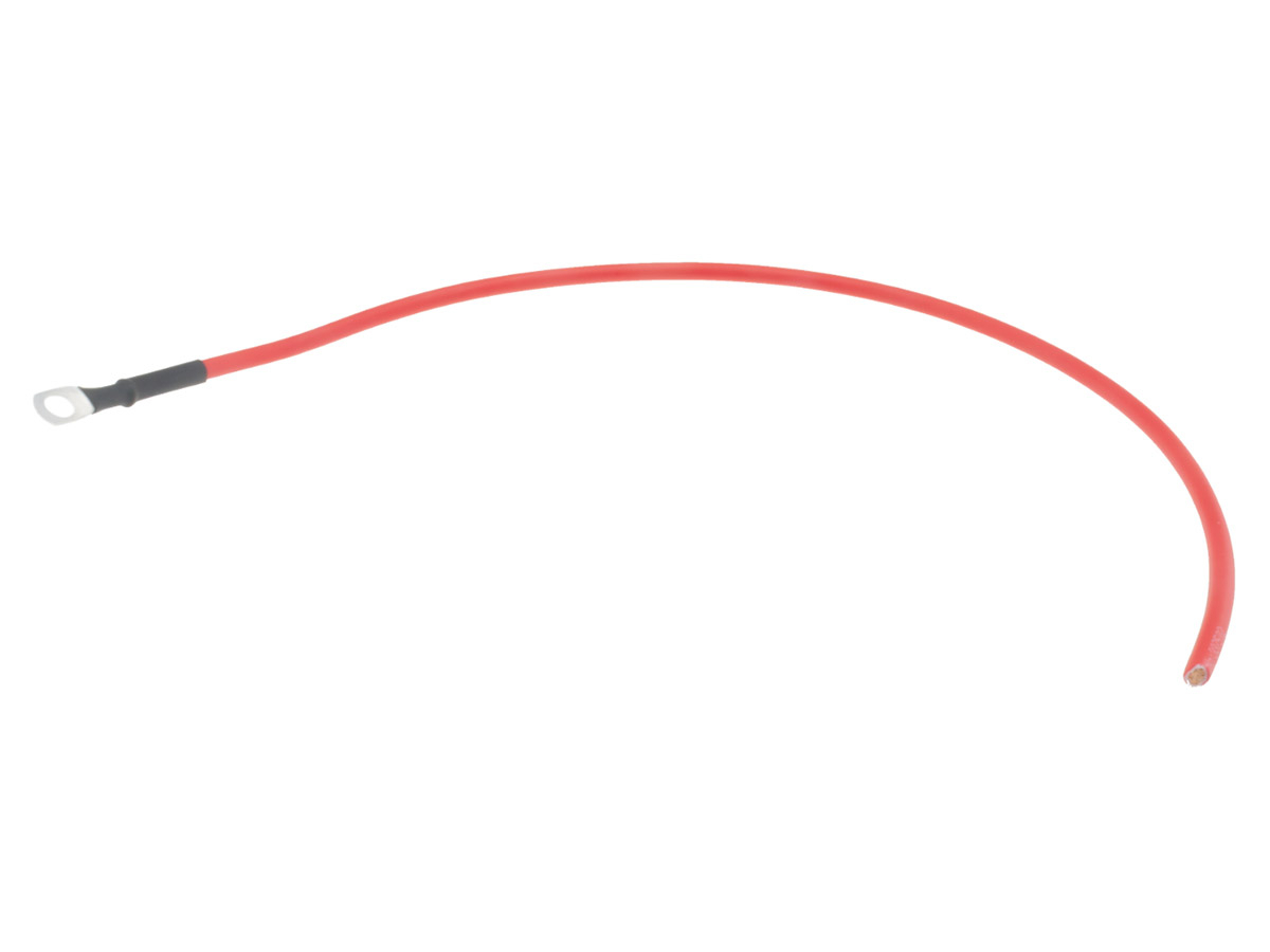 BBA 10 mm 50 cm accukabel - red