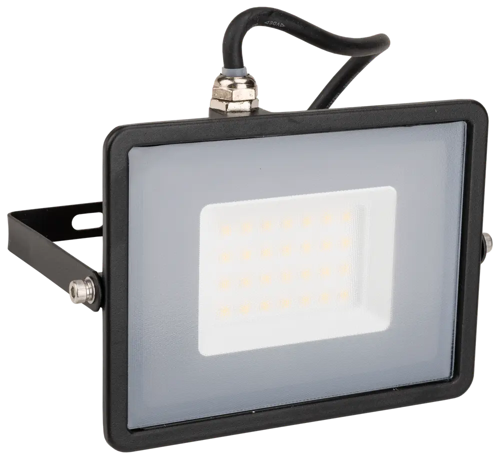 Sartano Projektør med LED 30 W aluminium - sort