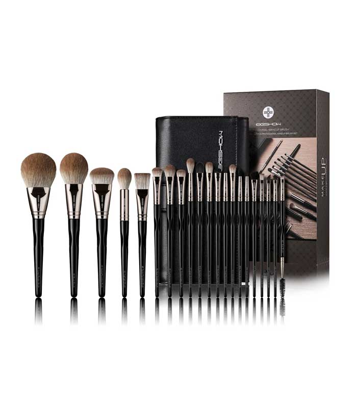 Eigshow - Conjunto de 21 pincéis de maquiagem Black Swan