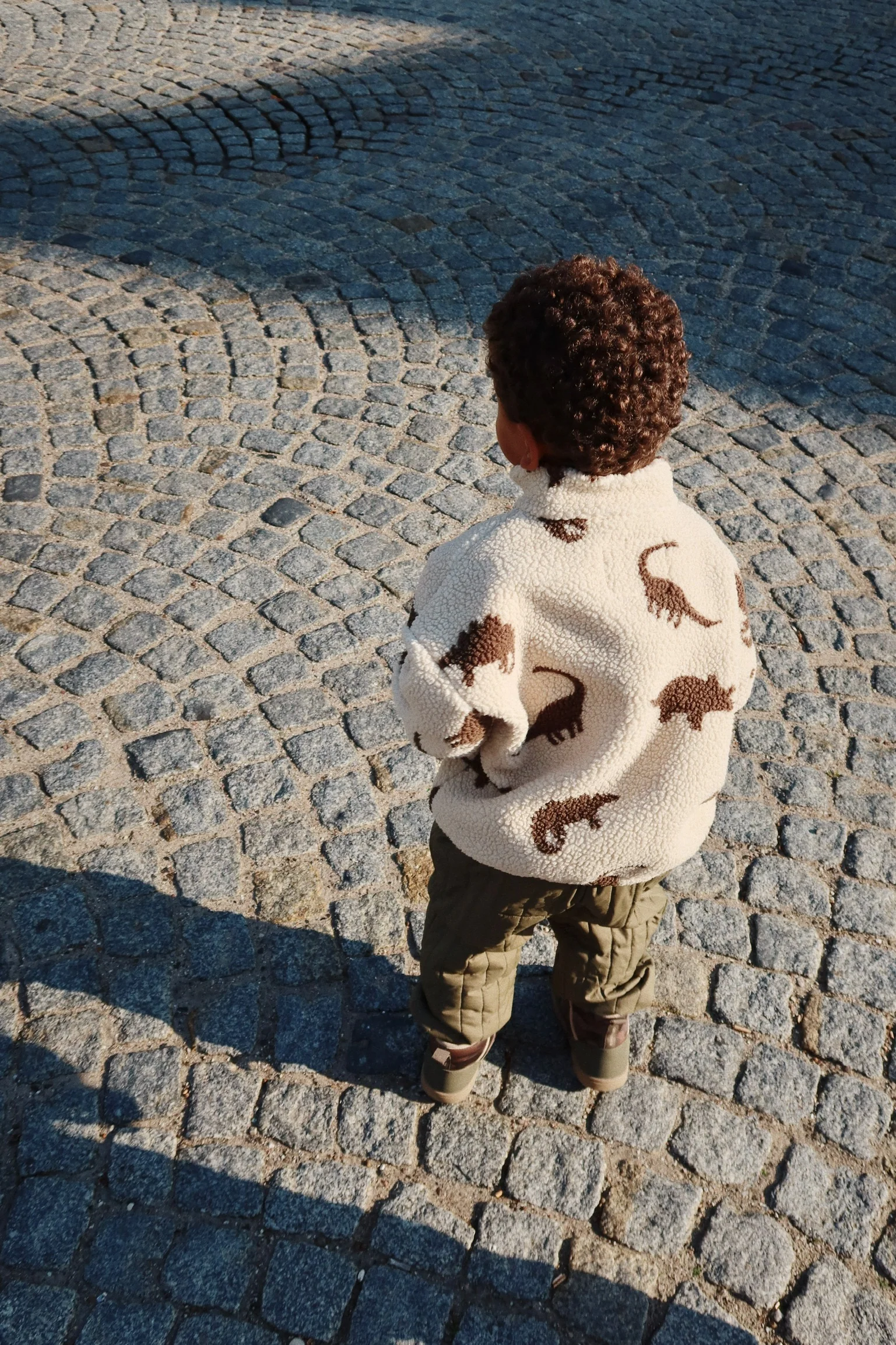 Jody Teddyjakke - dino silhouette - 12M