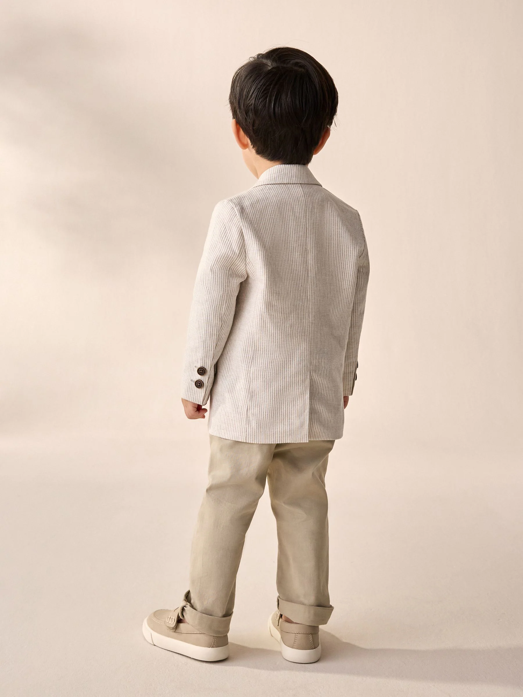Naturel Ticking Strepen - Blazer (3 mnd - 9 jr)