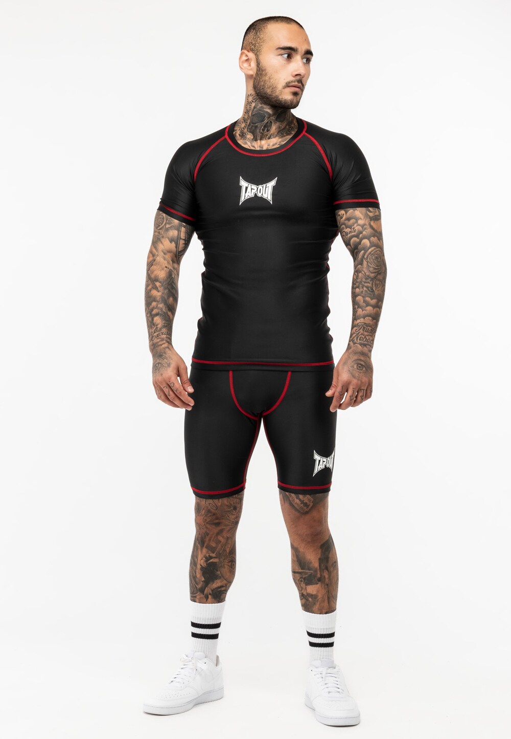 Tapout Herren Kurzarm-Funktionsshirt schmale Passform CRYSTAL