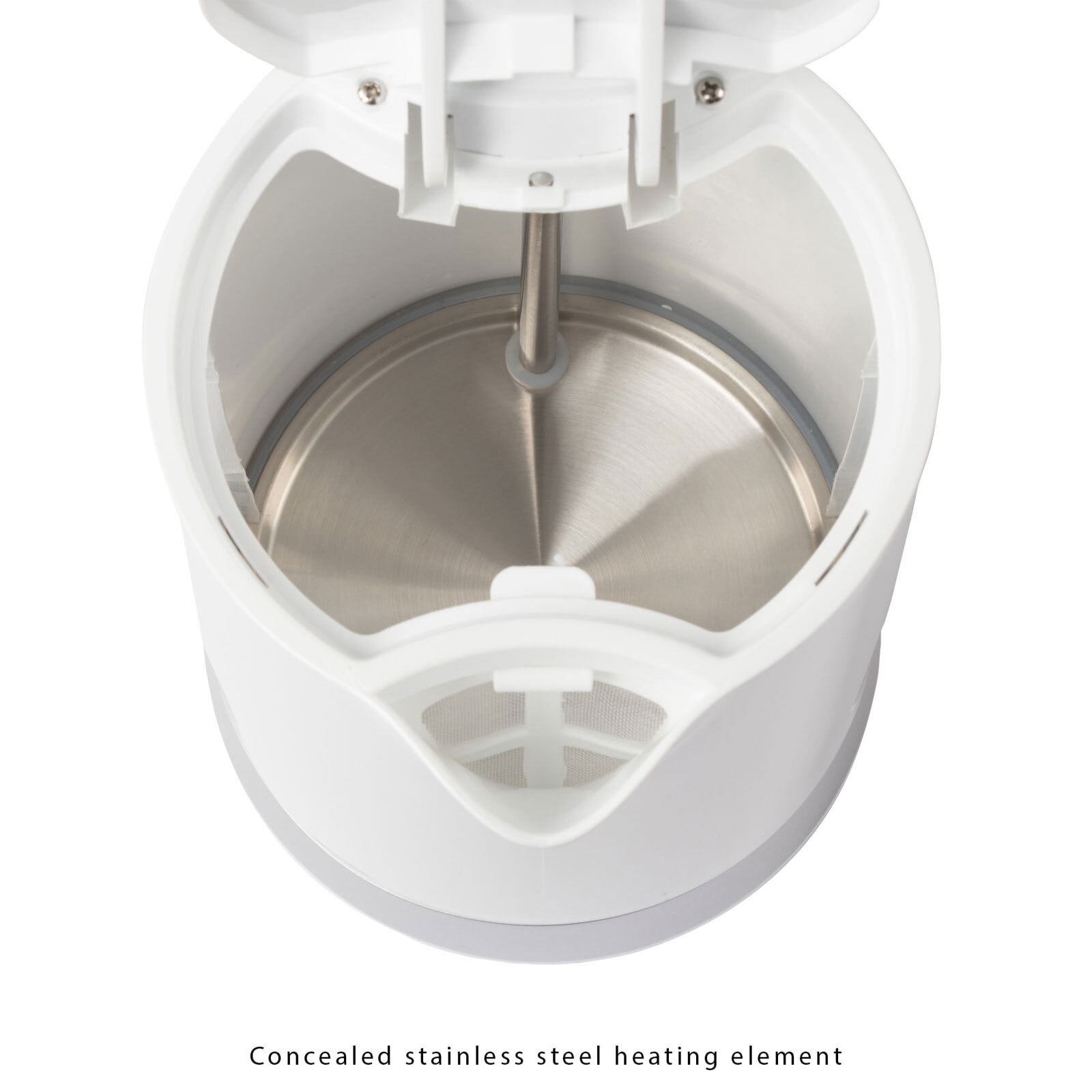 CLATRONIC Wasserkocher WK 3452 weiß 1,8 Liter max. 2200 Watt