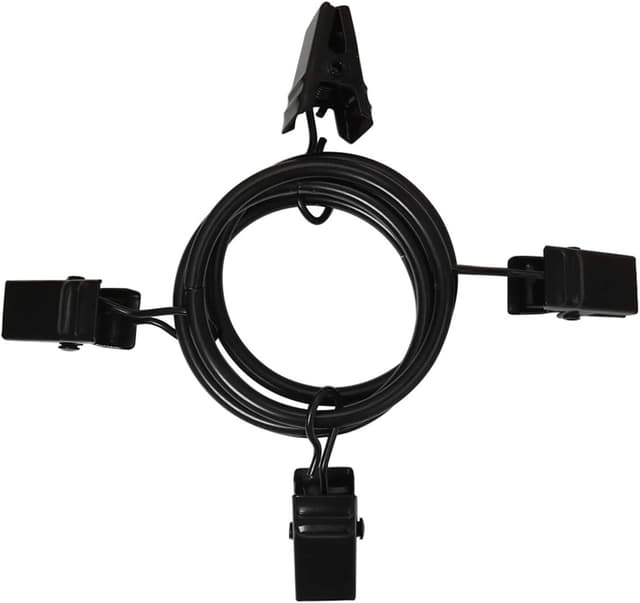 20-Styks Gardinringe Clips Gardinstang Ringe Draperi Clips 4x2,5 cm