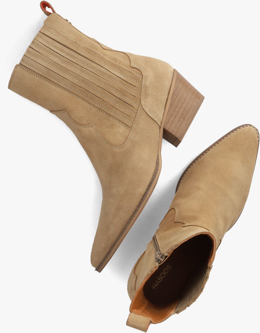 HABOOB beige haboob enkellaarsjes claire