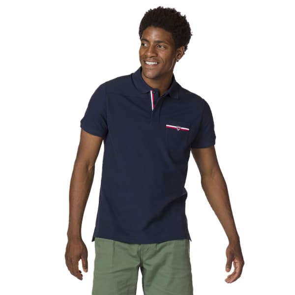 Polo ROSSIGNOL LOGO POLO POCKET DARK NAVY