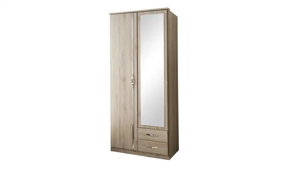Kleiderschrank Duo 91 cm Eiche San Remo (Nachbildung)