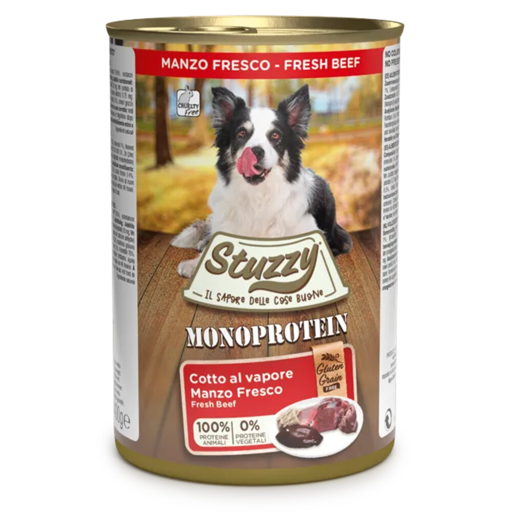 Stuzzy Hondenvoer MonoProtein Rundvlees400 gr