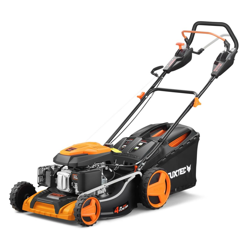 Tondeuse thermique autotractée vitesse réglable 196cm3 51cm - fx-rm5196pro - 6cv 60l