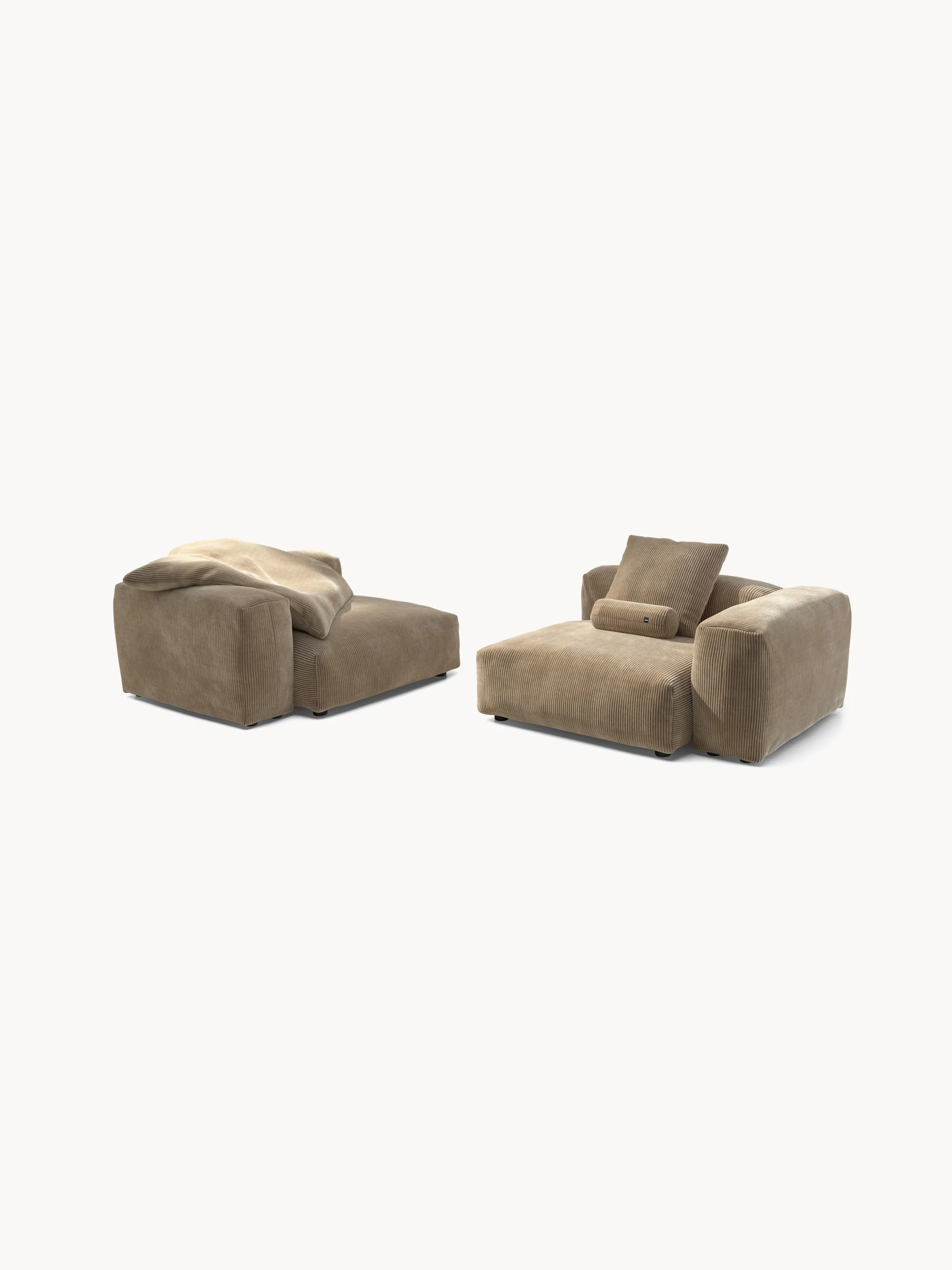 Modulaire bank Vetsak (3-zits) van corduroy