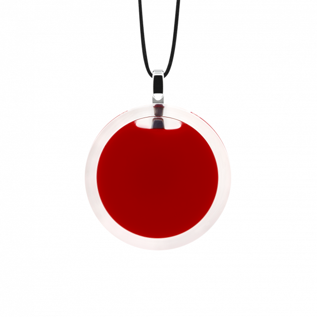 Pendentif en verre soufflé - Cachou Mini Milk
