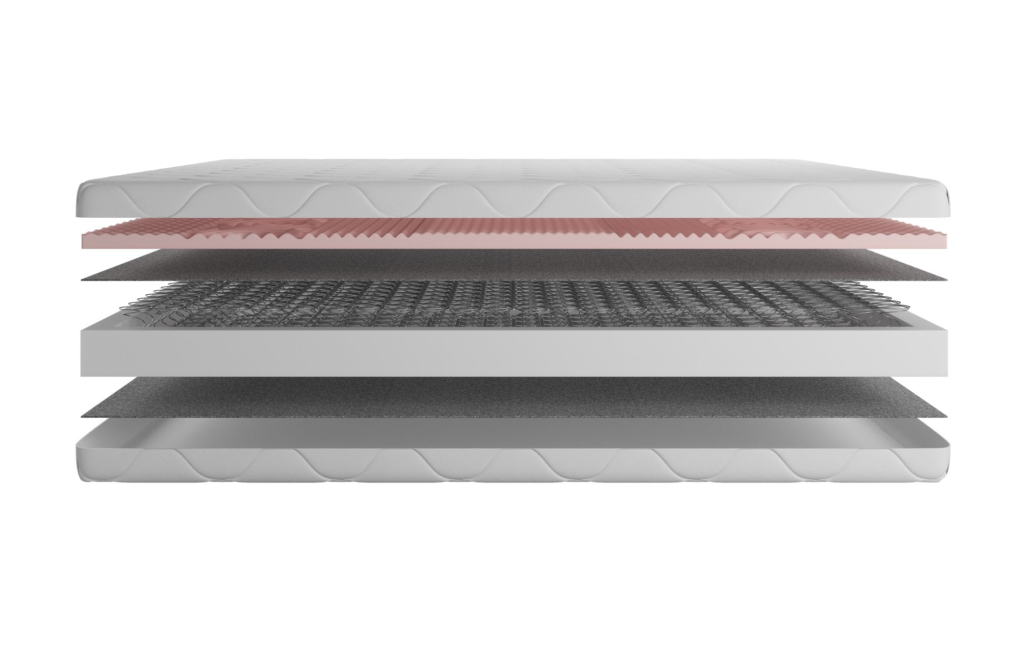 Meubella - Matras Antony - Bonellvering met massageschuim - 180x200 cm