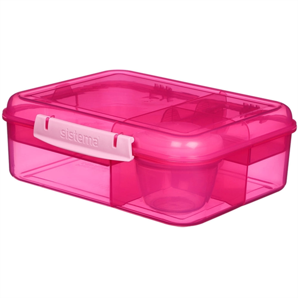 Bento Cube Madkasse 1,65 L Pink - Sistema
