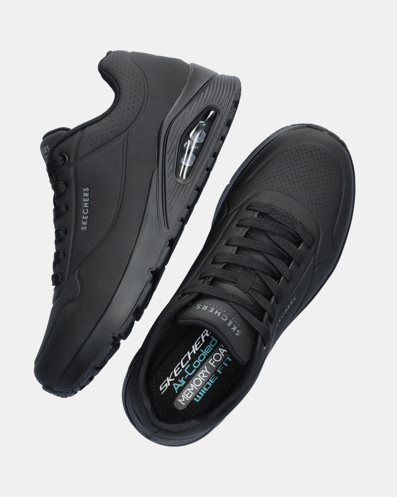 Skechers Uno Wide Lage sneakers  - zwart